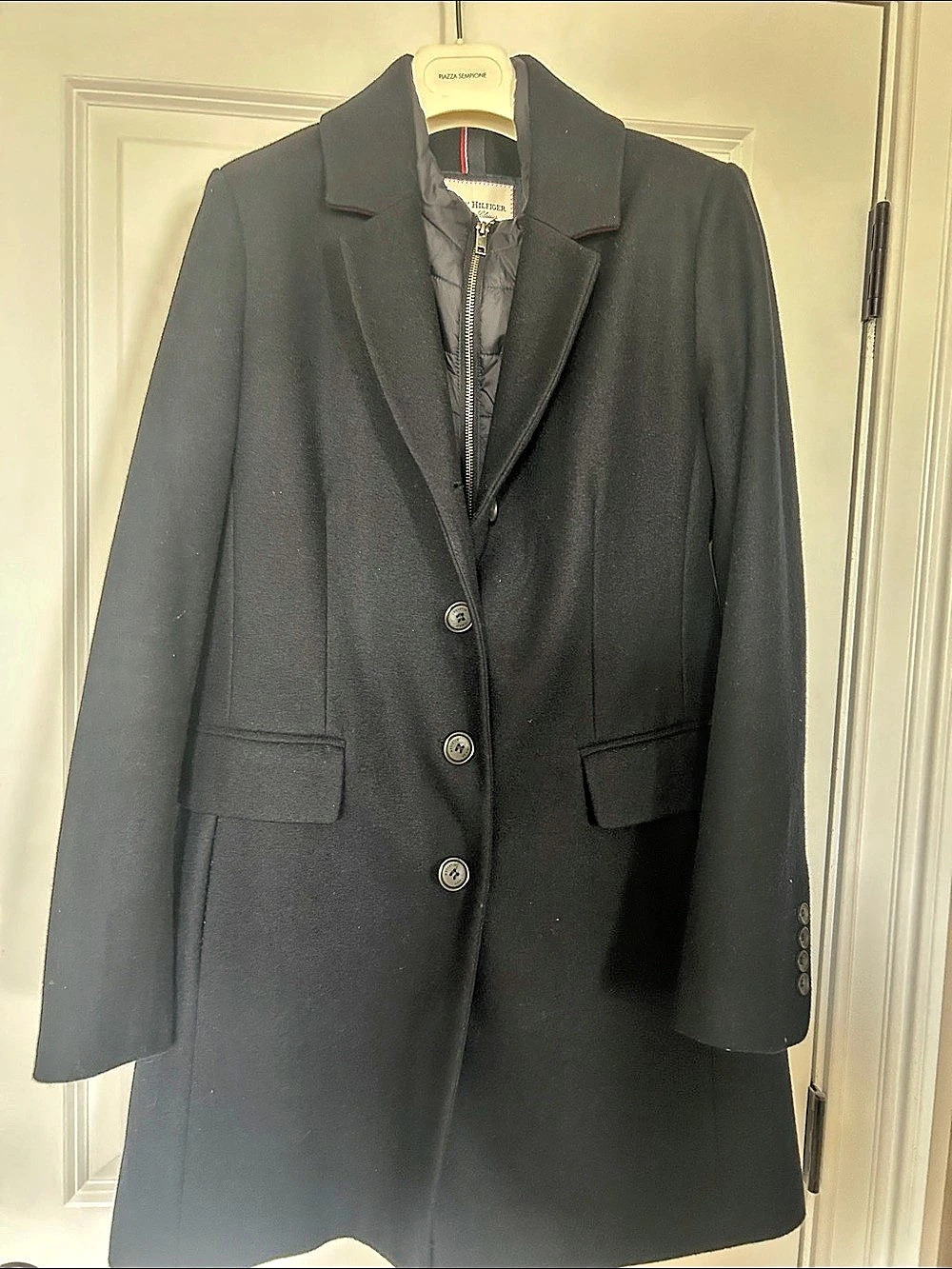 Tommy Hilfiger Wool Blend Pea Coat Size Medium